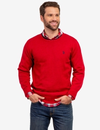 Мужской свитер U.S. Polo Assn 1159804492 (Красный, L)