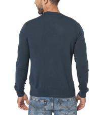 Мужской полушерстяной свитер Armani Exchange 1159807103 (Синий, XS)