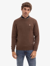 Чоловічий светр U.S. Polo Assn 1159813311 (Коричневий, XXL)