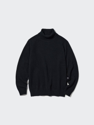 Вязаный свитер UNIQLO из шерсти 1159833158 (Черный M)