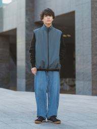 Вязаный свитер UNIQLO с застежкой-молнией 1159833951 (Черный 3XL)