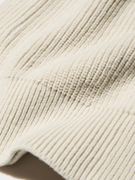 Вязаный свитер UNIQLO с застежкой-молнией 1159834015 (Молочный 3XL)