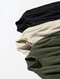 В'язаний светр UNIQLO із застібкою-блискавкою 1159834298 (Зелений 3XL)