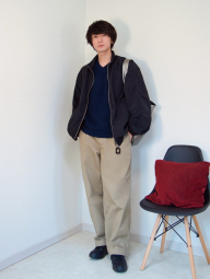 Вязаный свитер UNIQLO 1159834871 (Синий 3XL)