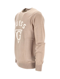 Чоловічий светр GUESS з логотипом 1159837966 (Бежевий XL)