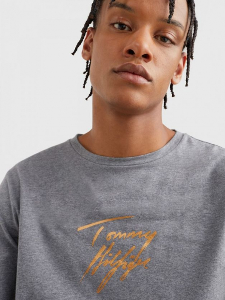 Лонгслив мужской Tommy Hilfiger кофта свитшот 1159760924 (Серый, XL)