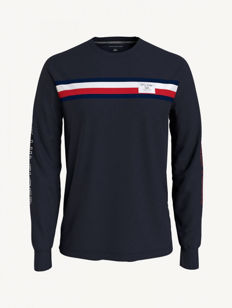 Лонгслив мужской Tommy Hilfiger кофта с логотипом 1159764097 (Синий, XXXL)