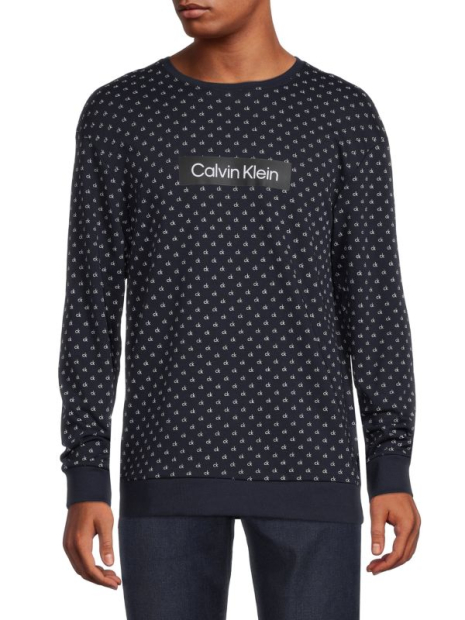 Мужской свитшот Calvin Klein кофта с логотипом 1159777977 (Синий, M)