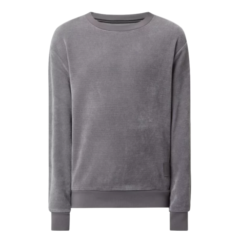 Мужской вельветовый свитшот Calvin Klein кофта 1159795047 (Серый, S)