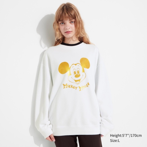 Світшот Mickey Shines UT UNIQLO 1159797400 (Білий, XS)