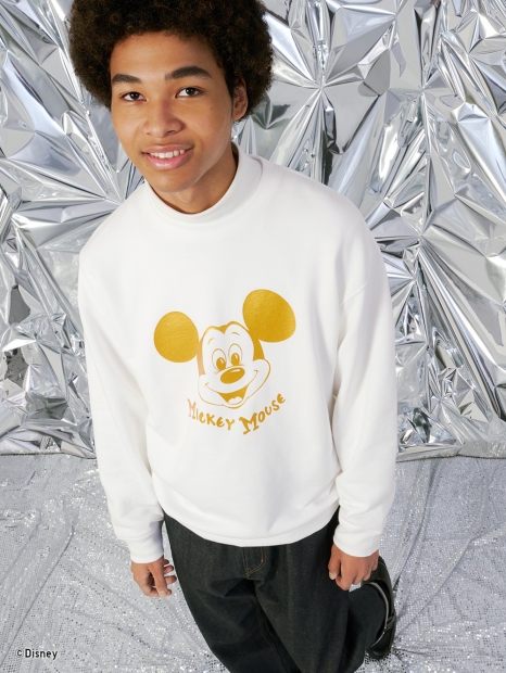 Світшот Mickey Shines UT UNIQLO 1159797400 (Білий, XS)