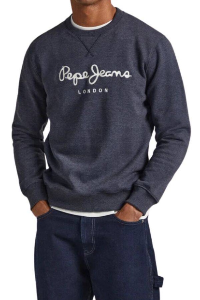 Мужской свитшот Pepe Jeans London на флисе 1159812175 (Серый, M)