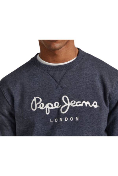 Чоловічий світшот Pepe Jeans London на флісі 1159812175 (Сірий, M)