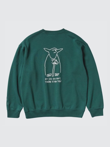 Стильний світшот Star Wars від UNIQLO та Yu Nagaba 1159822528 (Зелений M)