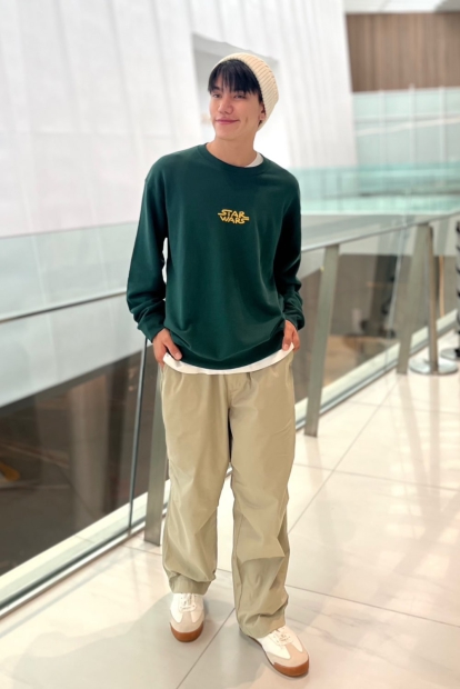 Стильний світшот Star Wars від UNIQLO та Yu Nagaba 1159822528 (Зелений M)