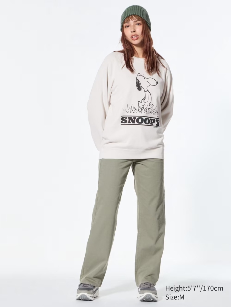 Стильный свитшот UNIQLO Snoopy 1159826859 (Серый L)