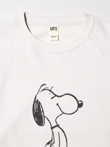 Стильний світшот UNIQLO Snoopy 1159826859 (Сірий L)