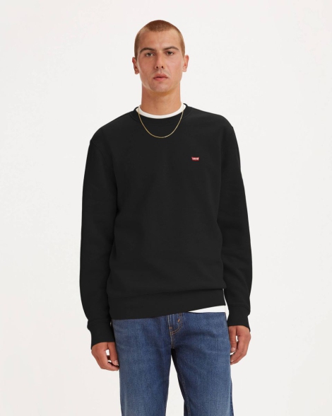 Чоловічий світшот Levi's на флісі 1159827939 (Чорний M)