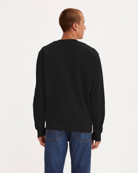 Чоловічий світшот Levi's на флісі 1159827939 (Чорний M)