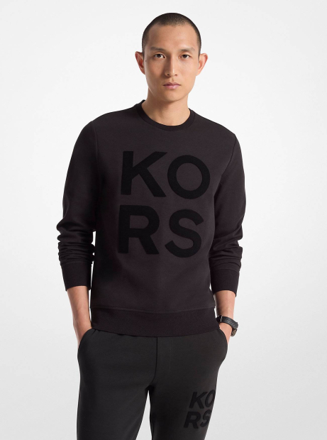 Чоловічий світшот Michael Kors з логотипом 1159830997 (Чорний L)
