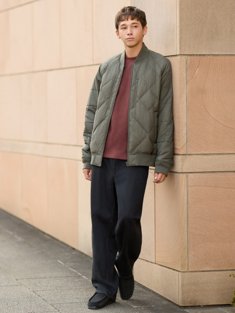 Мужской свитшот UNIQLO 1159833759 (Коричневый 3XL)