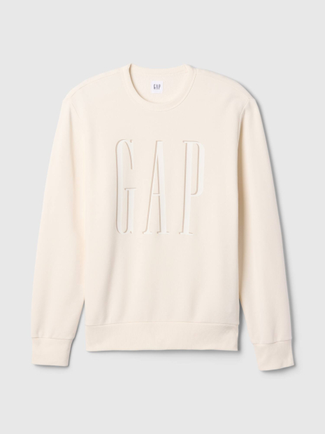Свитшот мужской GAP флис 1159833855 (Молочный L)