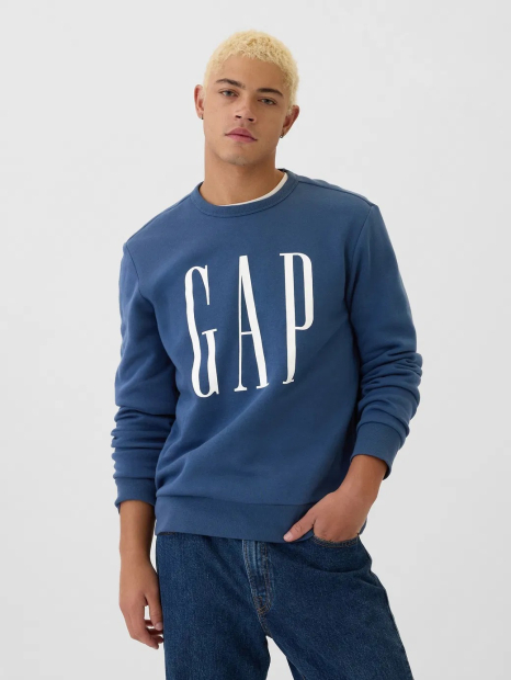 Світшот чоловічий GAP з логотипом 1159834224 (Синій L)