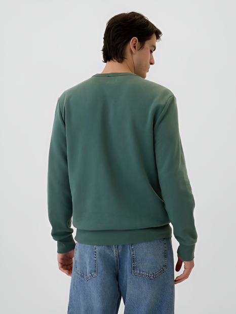 Світшот чоловічий GAP фліс 1159835485 (Зелений XL)