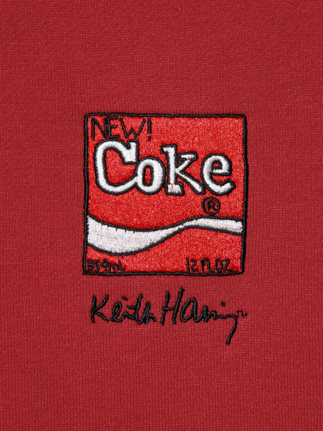 Світшот Keith Haring Coca-Cola UT UNIQLO з вишивкою 1159835535 (Червоний 3XL)