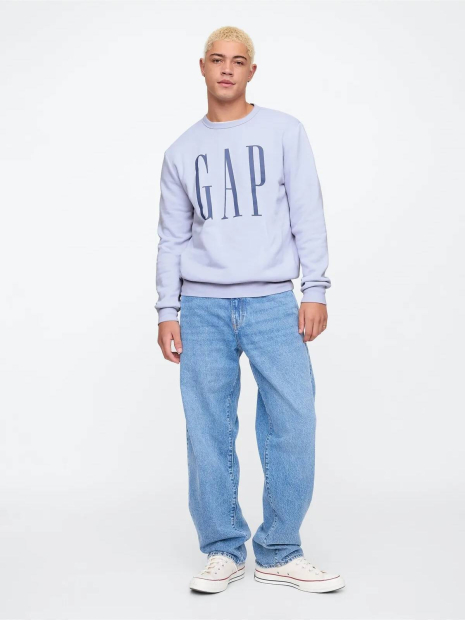 Світшот чоловічий GAP фліс 1159835945 (Блакитний M)