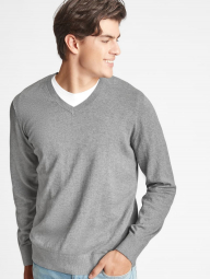 Мужской свитер GAP реглан art180025 (Серый, размер M)