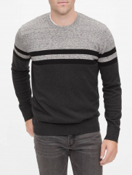 Мужской свитер GAP кофта art567036 (Серый/Черный, размер S)
