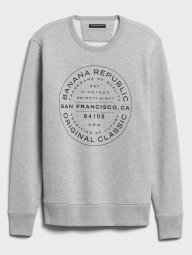 Мужской свитшот Banana Republic кофта 1159765489 (Серый, M)