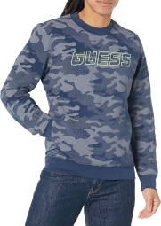 Мужской свитшот GUESS с логотипом 1159793330 (Синий, S)
