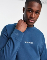 Мужской свитшот Calvin Klein с логотипом 1159793735 (Синий, M)