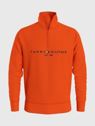 Мужская толстовка Tommy Hilfiger с полумолнией 1159796771 (Оранжевый, 3XL)