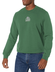 Мужской свитшот Lacoste с логотипом 1159805979 (Зеленый, XXL)