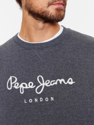 Чоловічий світшот Pepe Jeans London на флісі 1159812175 (Сірий, M)