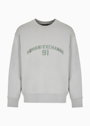 Мужской свитшот Armani Exchange с логотипом 1159814628 (Серый XXL)