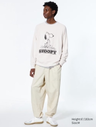 Стильный свитшот UNIQLO Snoopy 1159826859 (Серый L)