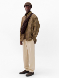 Теплый свитшот UNIQLO водолазка 1159830828 (Коричневый M)