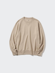 Мужской свитшот UNIQLO 1159835165 (Бежевый XXL)