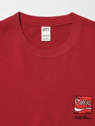 Світшот Keith Haring Coca-Cola UT UNIQLO з вишивкою 1159835535 (Червоний 3XL)
