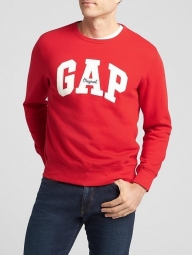 Красный мужской свитшот GAP реглан art892220 (размер XXL)
