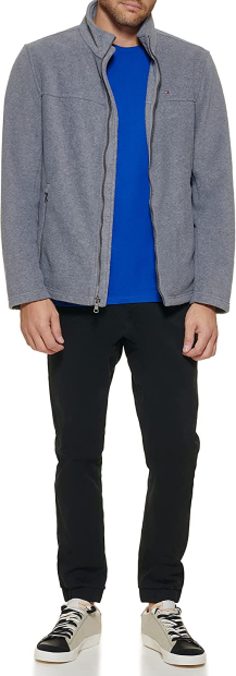 Мужская флисовая куртка Tommy Hilfiger 1159766458 (Серый, L)