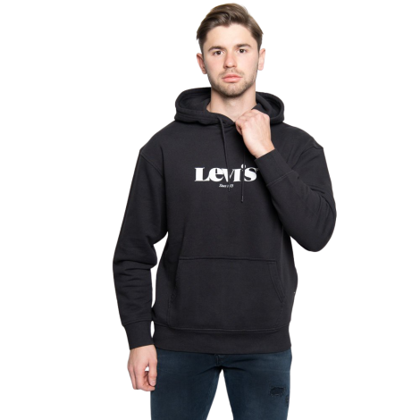 Толстовка Levi's мужское худи 1159783478 (Черный, XS)