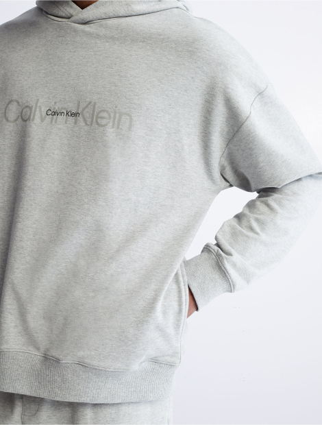 Худи Calvin Klein толстовка с капюшоном 1159785869 (Серый, M)