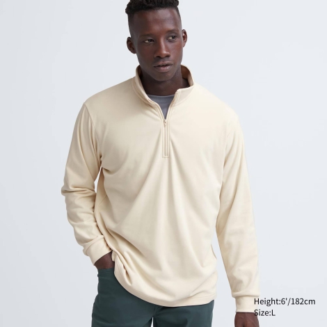 Флисовая толстовка UNIQLO 1159799914 (Молочный, L)