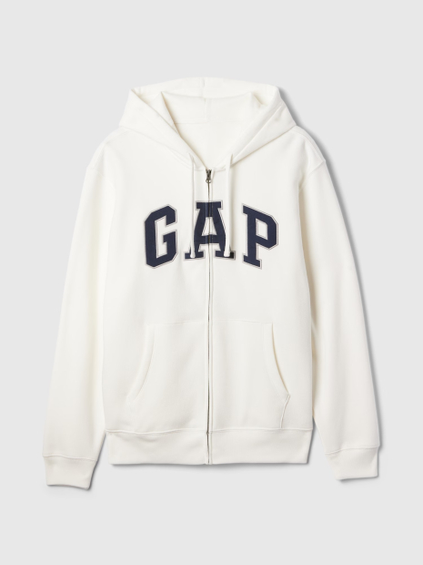 Толстовка чоловіча на флісі GAP худи з логотипом 1159835155 (Молочний XXL)