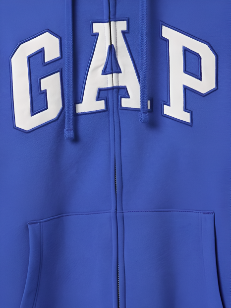 Толстовка на флисе GAP с логотипом 1159836756 (Синий M)